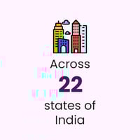 Across 22 states of India
