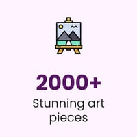 2000+ stunning art pieces