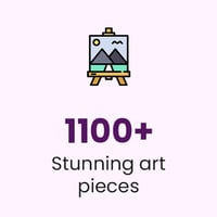 1100+ Stunning art pieces